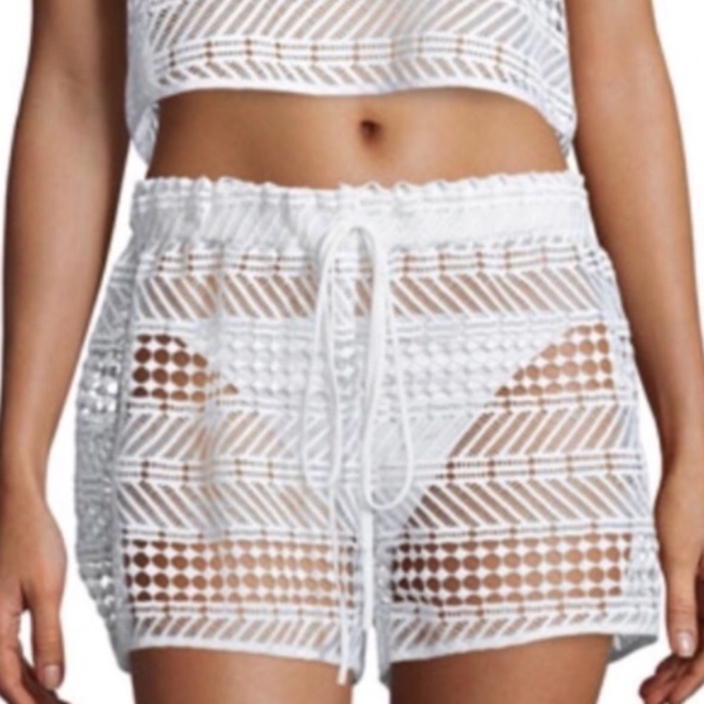 🎀MILLY CABANA🎀 lace coverup shorts